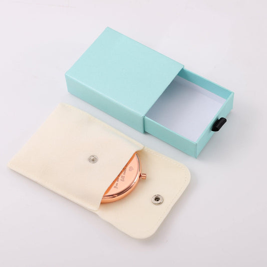 Upgrade to Luxury Gift Box for - "Reflection" Engraved Hand-Held Folding Mirror