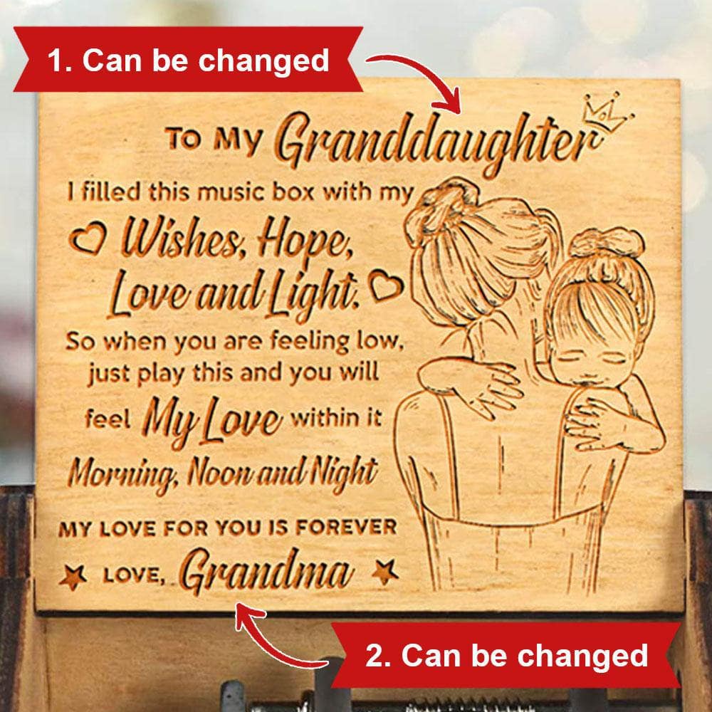 To My Granddaughter - Music Box
