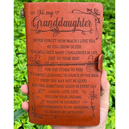 TO MY GRANDDAUGHTER - I LOVE YOU VINTAGE JOURNAL