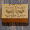 My Wife &quot;You are my Sunshine&quot; Jewelry Music Box