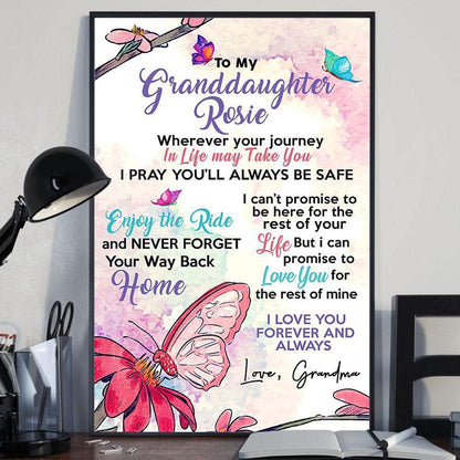Granddaughter Premium Matte Poster - BU