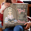 Just a Girl who Loves Books - Premium Pillow ( with insert )