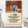 To my Wife - Premium Canvas Wall Art - Gr