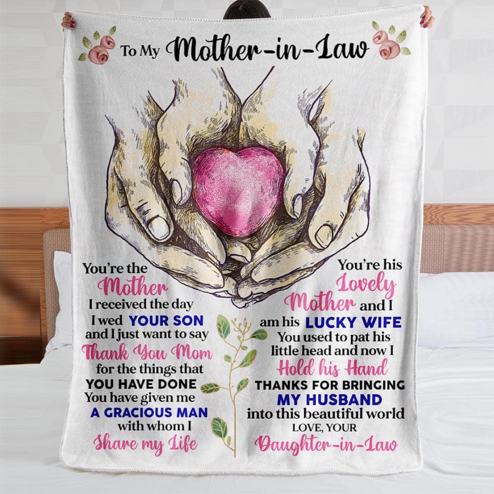 To My Mother-in-Law "Lovely Mother" Blanket