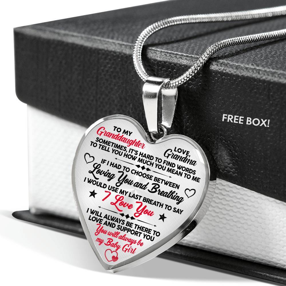 Last Breath - Personalized Premium Heart Necklace