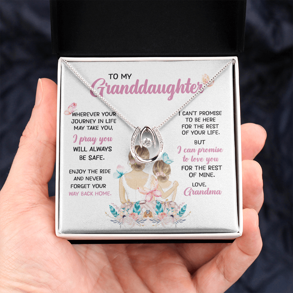 Journey - Personalized Granddaughter Necklace