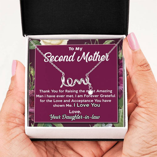 Second Mother - Scripted Love Necklace - 02