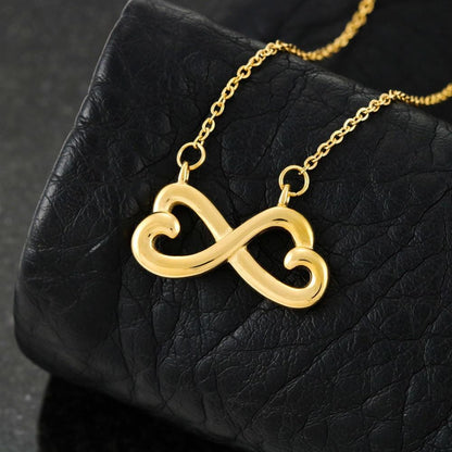 Infinity Heart Necklace w/ FREE "Unexpectedly" Card