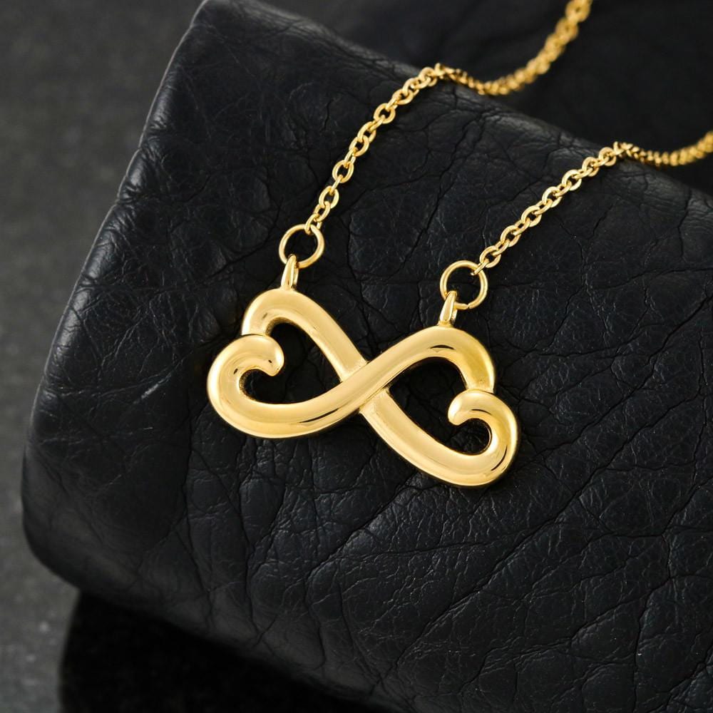 Infinity Heart Necklace w/ FREE "My Love" Card