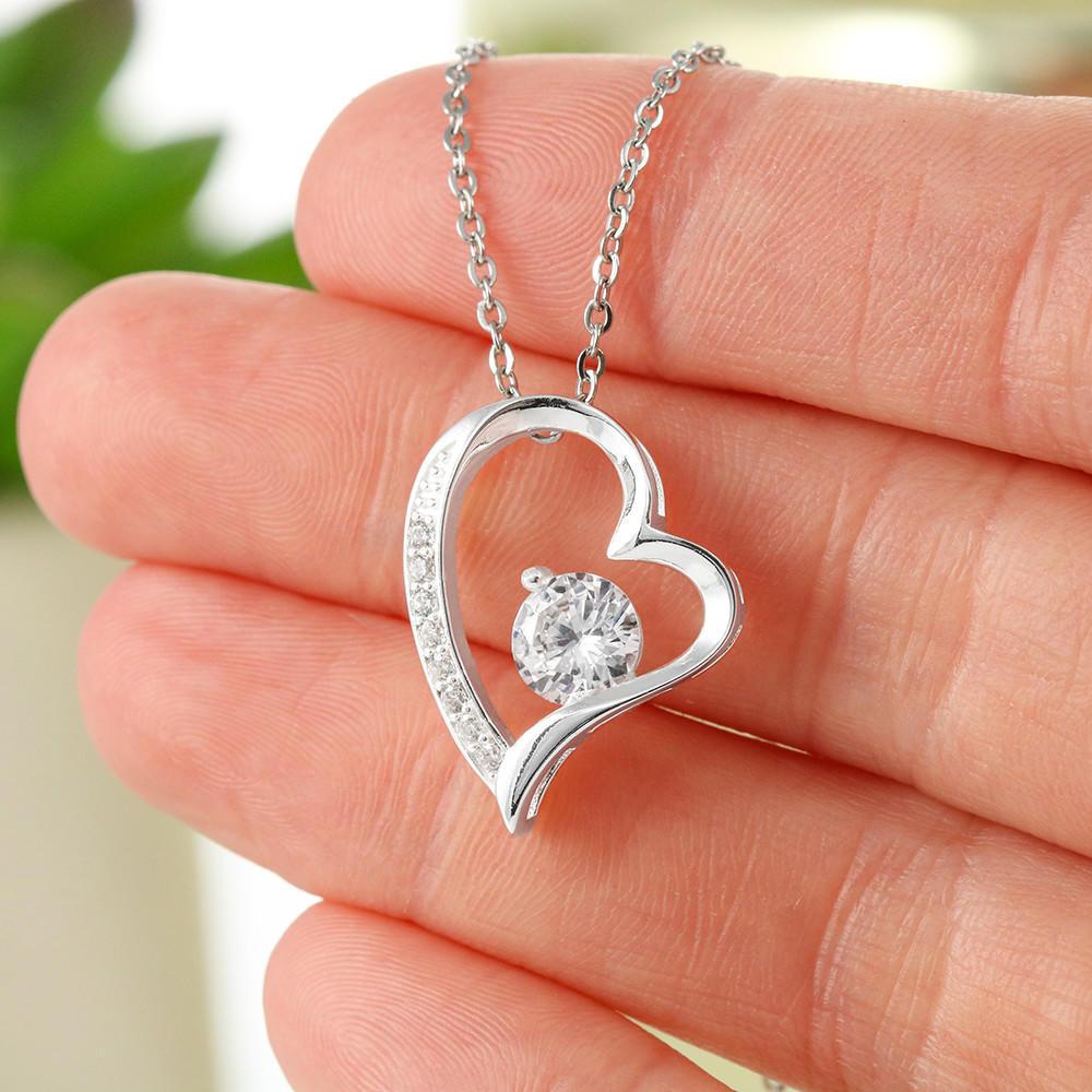 Forever Heart Necklace w/ FREE "My Love" Card