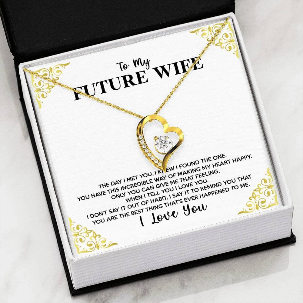 My Future Wife - Forever Heart  Necklace - so2