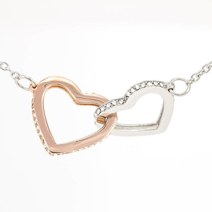 To My Daughter - United Heart Necklace - dso1