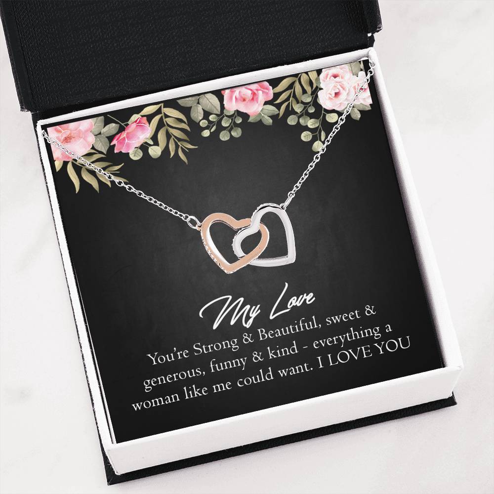 United Heart Necklace w/ FREE "My Love" Card