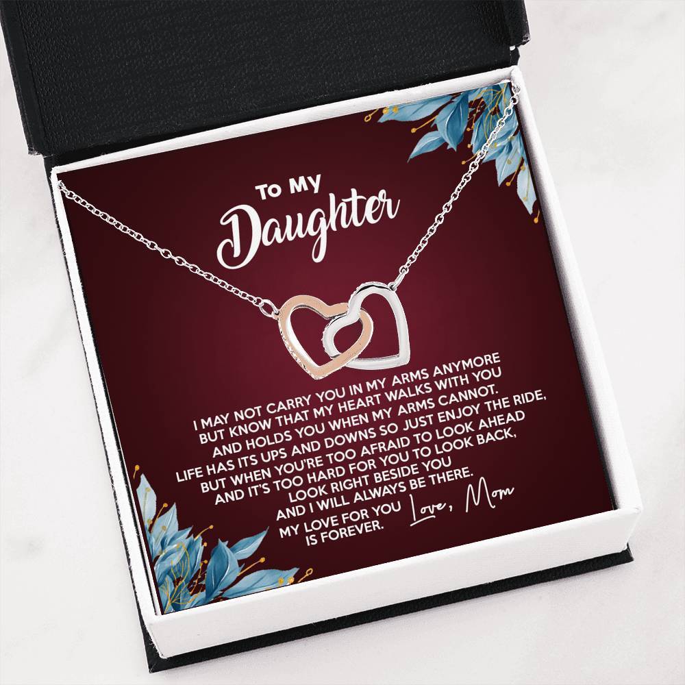 To My Daughter - United Heart Necklace - s01