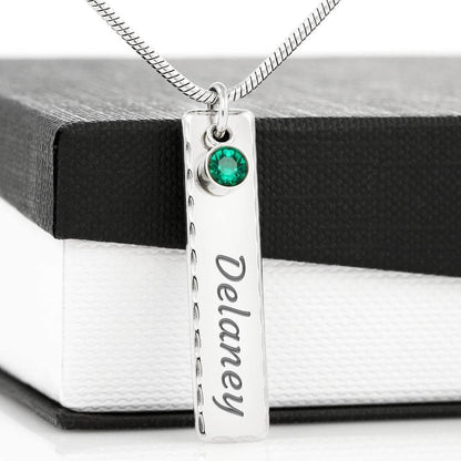 To My Daughter - Birthstone Necklace