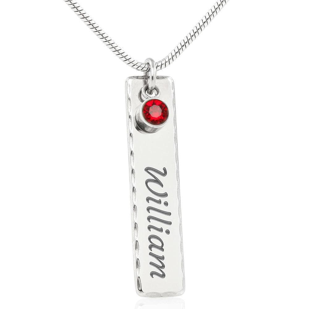 To My Daughter - Birthstone Necklace