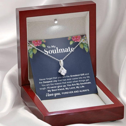 My Soulmate - 14k White Gold Allure Necklace