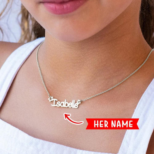 Starry Girl -  Name Necklace