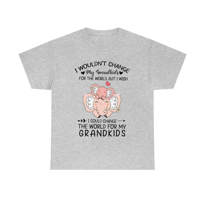 Grandkids World - Heavy Cotton Tee