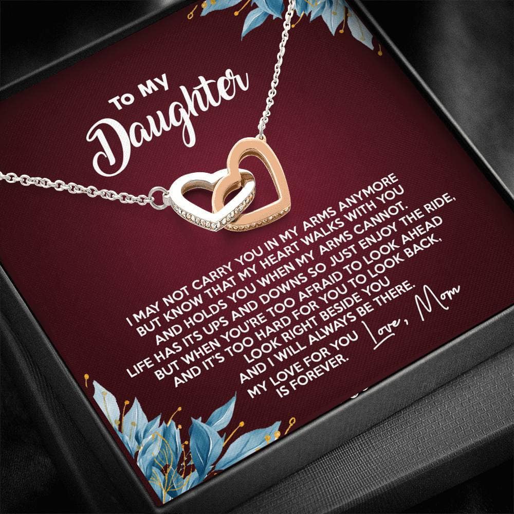 To My Daughter - United Heart Necklace - s01