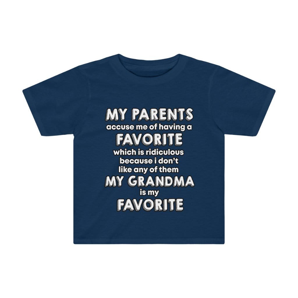 My Grandparents are my Favorite - Personalized Toddler Tee