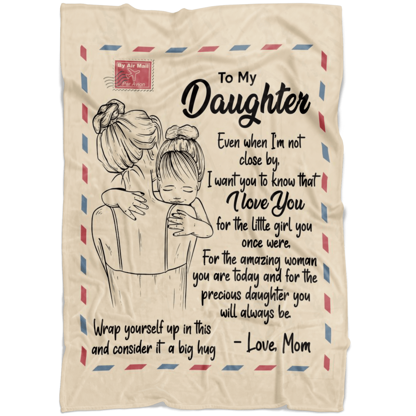 My Daughter - Personalized Blanket - PT