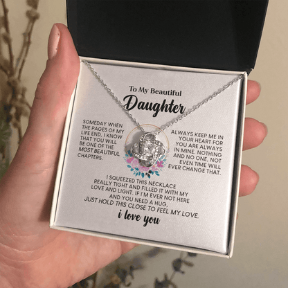925 SILVER LOVE KNOT NECKLACE - DAUGHTER | CHAPTER