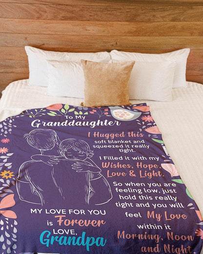 Granddaughter Blanket (Grandpa) - Hug