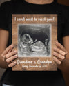 Personalized Sonogram Easel-Back Gallery Wrapped Canvas