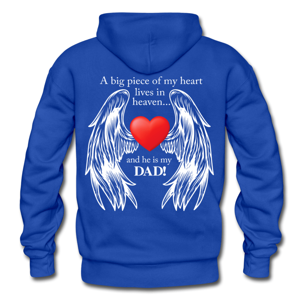 A Big Piece of My Heart (Dad) - Hoodie - royal blue