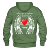 A Big Piece of My Heart (Mom) - Hoodie - military green
